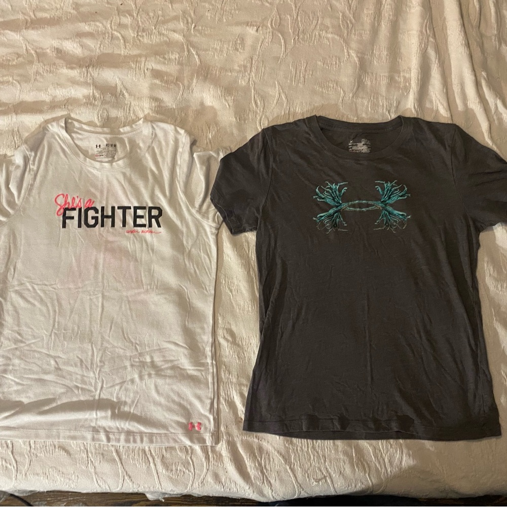 2 Medium Under Armour Tshirts